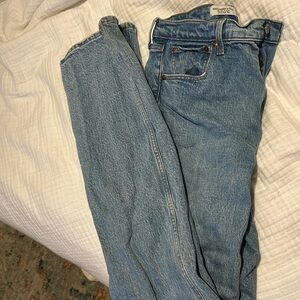 Abercrombie 90s ultra high rise straight leg jeans